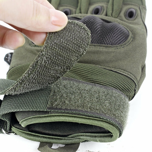 Tactical Gloves With Full Finger Touch - Military Riding Gloves, Leather Gloves, Winter Gloves Men Survival Gear