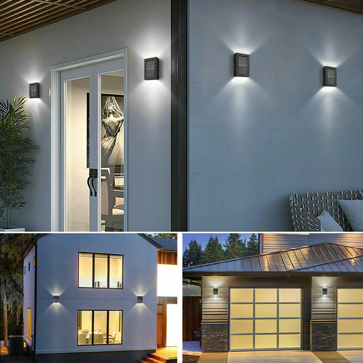 2-Pack Waterproof Outdoor Solar Deck Lights: High-Efficiency LEDs for Stairs, Fences & Decks