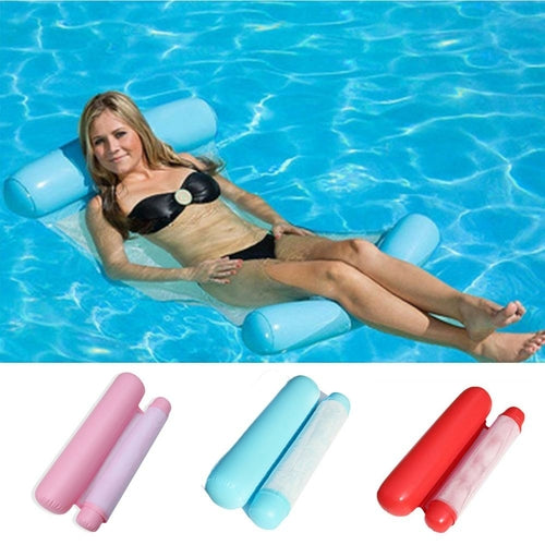 Water Hammock Recliner Inflatable Raft Lake Float Pool Hammock Floats for Adults Swimming Mattress Bed Lake Accessories