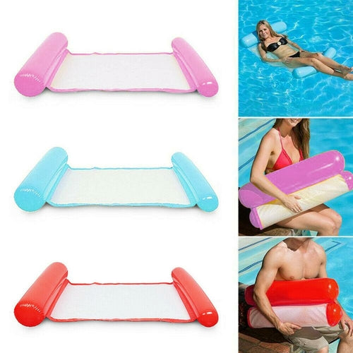 Water Hammock Recliner Inflatable Raft Lake Float Pool Hammock Floats for Adults Swimming Mattress Bed Lake Accessories
