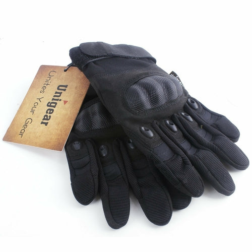 Tactical Gloves With Full Finger Touch - Military Riding Gloves, Leather Gloves, Winter Gloves Men Survival Gear