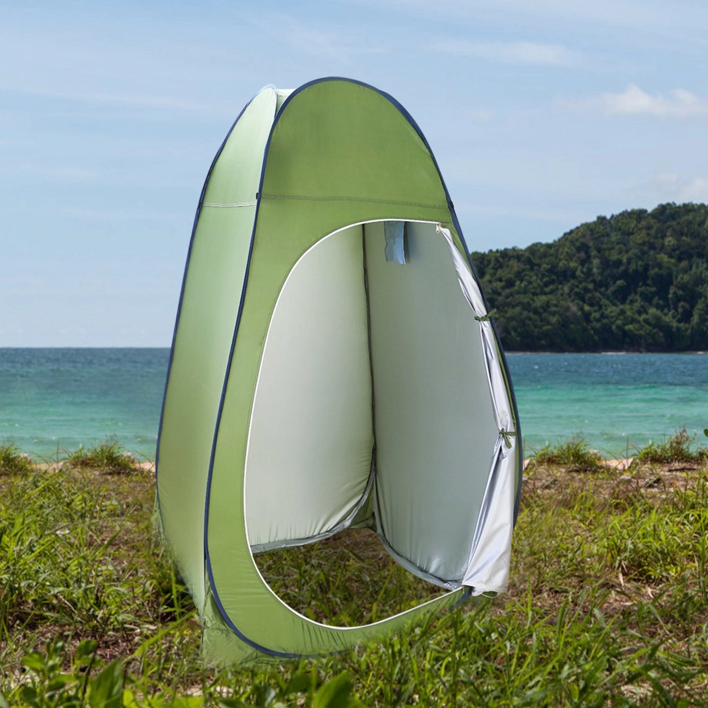 Camping Toilet Pop Up Changing Tent - Outdoor Large Travel Portable Shower 1-Person Privacy Tent for Toilet