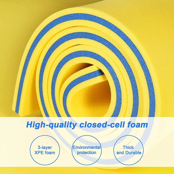 Floating Bed Pool Rafts for Adults - Inflatable Pool Floats Water Mat & Floating Pad - 9ft Floating Beach Mat