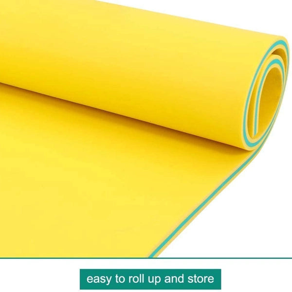 Floating Bed Pool Rafts for Adults - Inflatable Pool Floats Water Mat & Floating Pad - 9ft Floating Beach Mat