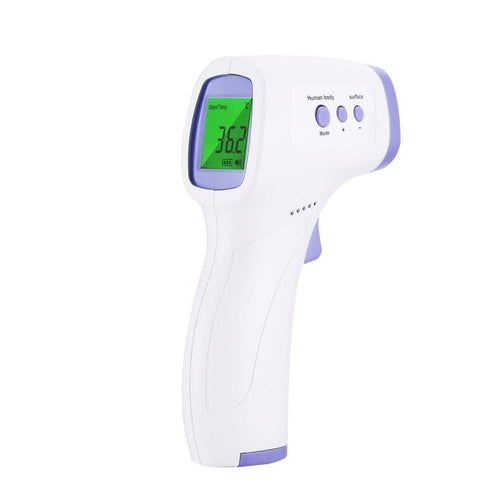 Non-Contact Infrared Forehead Thermometer with LCD Digital Display