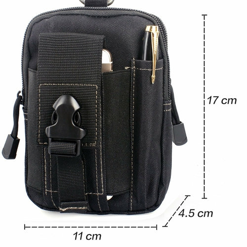 Compact Multi-Purpose Gadget Pouch Waist Bag: The Must-Have Addition to Wilderness Survival Kits and Tactical Gear