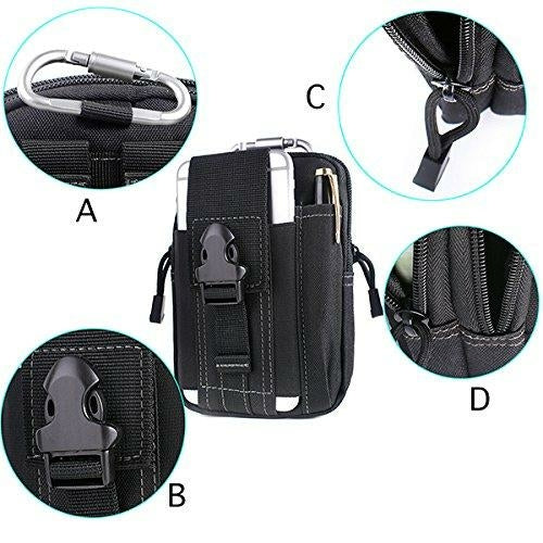Compact Multi-Purpose Gadget Pouch Waist Bag: The Must-Have Addition to Wilderness Survival Kits and Tactical Gear