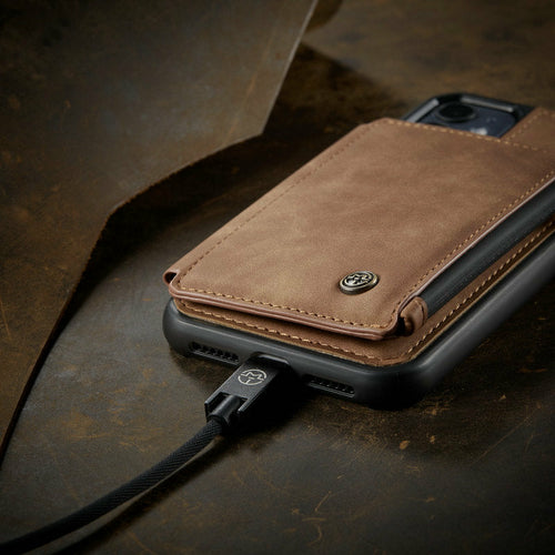 Luxury Slim Zipper Coin Bag Wallet & Photo Slot Case for iPhone - Your Best Travel Accessory