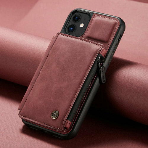 Luxury Slim Zipper Coin Bag Wallet & Photo Slot Case for iPhone - Your Best Travel Accessory