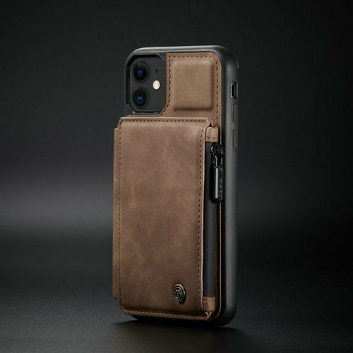 Luxury Slim Zipper Coin Bag Wallet & Photo Slot Case for iPhone - Your Best Travel Accessory