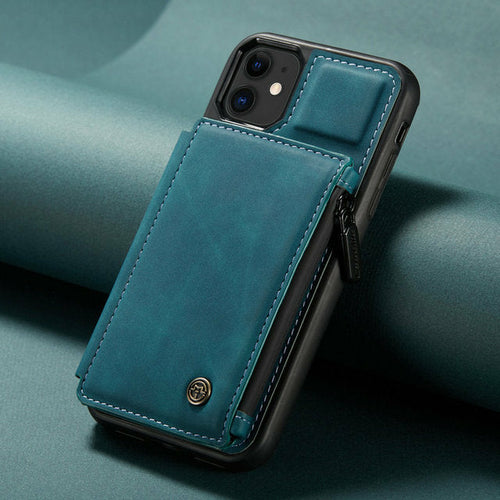 Luxury Slim Zipper Coin Bag Wallet & Photo Slot Case for iPhone - Your Best Travel Accessory