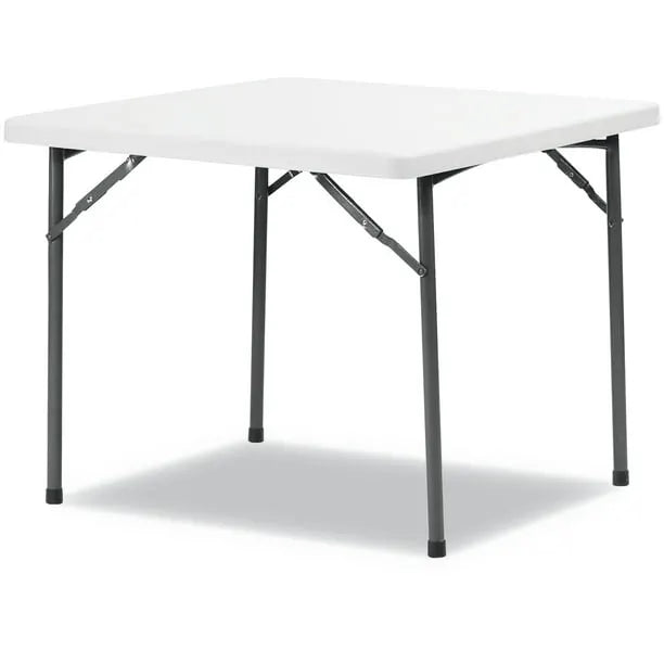 ALEPT36SW Square Plastic Folding Table - White