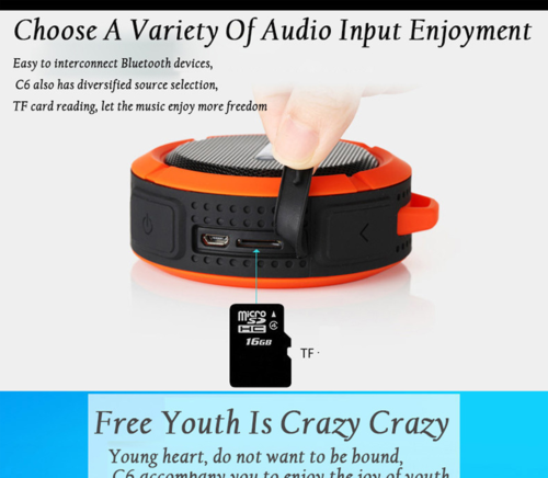 Mini Portable Waterproof Bluetooth Speaker with Suction Cup - Your Best Travel Accessory for On-the-Go Tunes