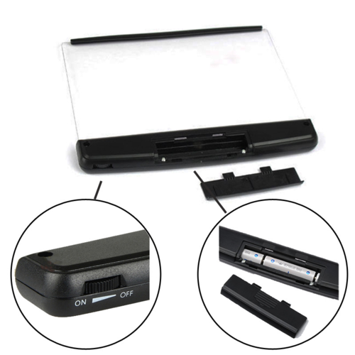 Portable LED Tablet Book Light - The Ultimate Reading Night Light for Travel, Study, and Relaxation