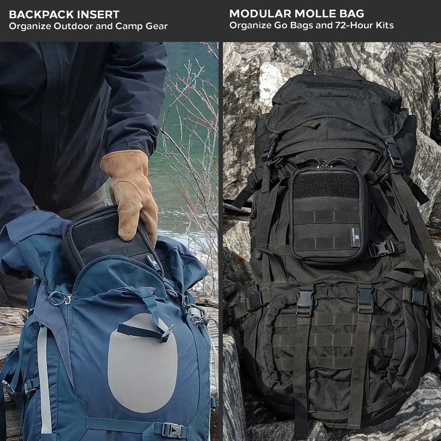 Compact Backpack Accessory Organizer First Aid Pouch Molle Bag Military Bag Tactical Fanny Pack Organizer Pouch Day Packs