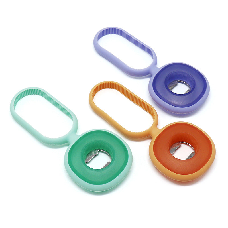 Easy Can Opener - Plastic Bottle Opener Jar Openers for Seniors Camping Lid Opener Three-Piece Set Kitchen Gadgets