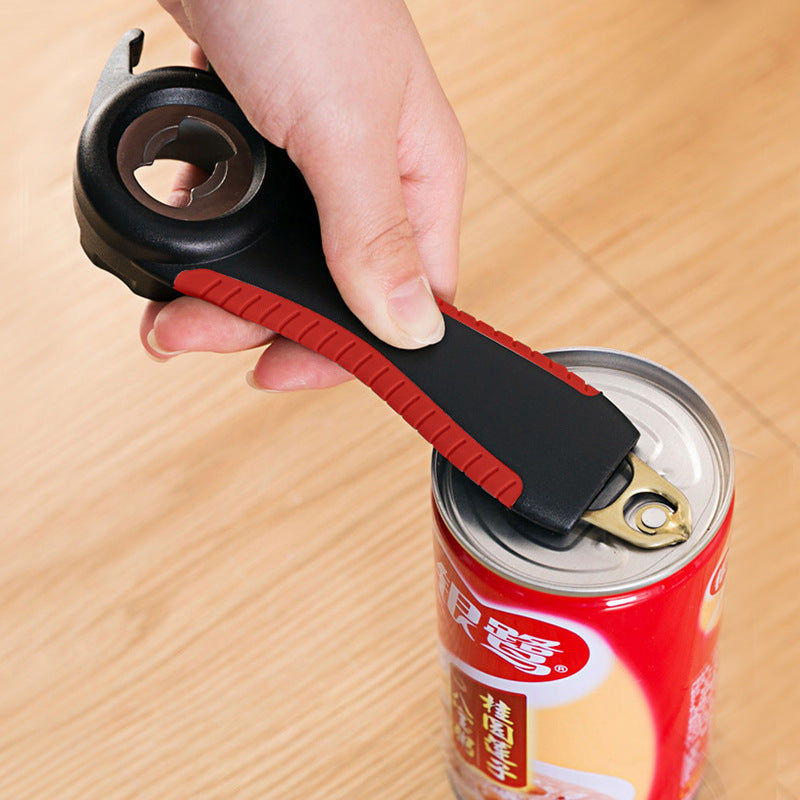 Easy Can Opener - Plastic Bottle Opener Jar Openers for Seniors Camping Lid Opener Three-Piece Set Kitchen Gadgets