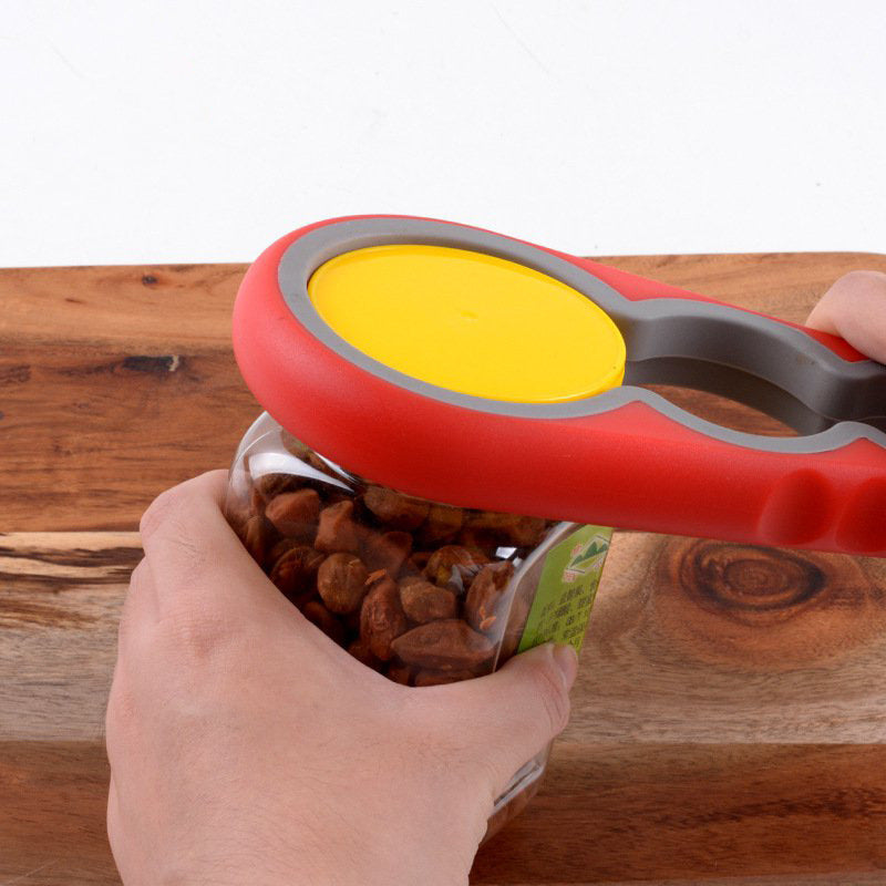 Easy Can Opener - Plastic Bottle Opener Jar Openers for Seniors Camping Lid Opener Three-Piece Set Kitchen Gadgets