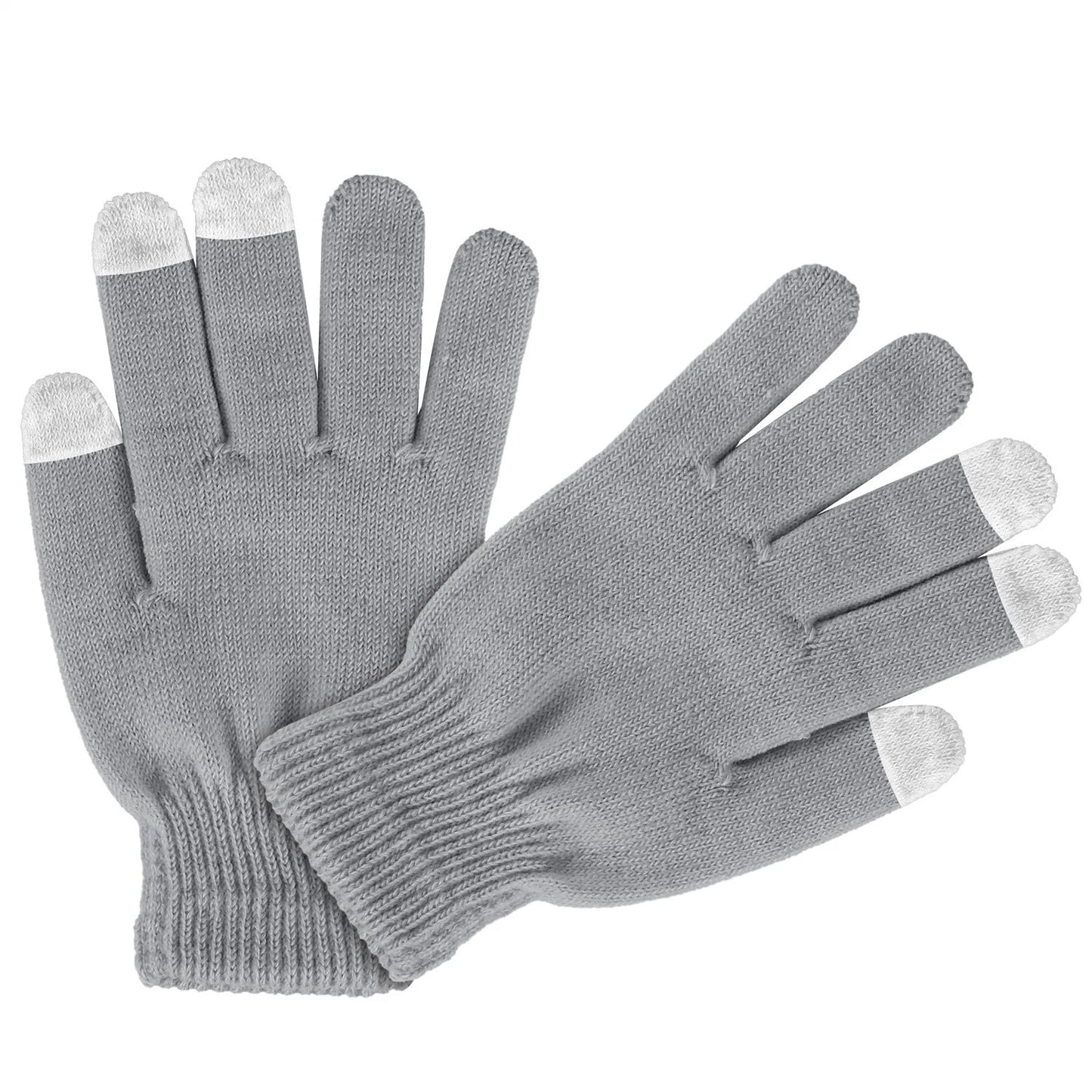 Unisex Winter Knit Gloves Touchscreen Outdoor Windproof Cycling Skiing Warm Gloves Texting