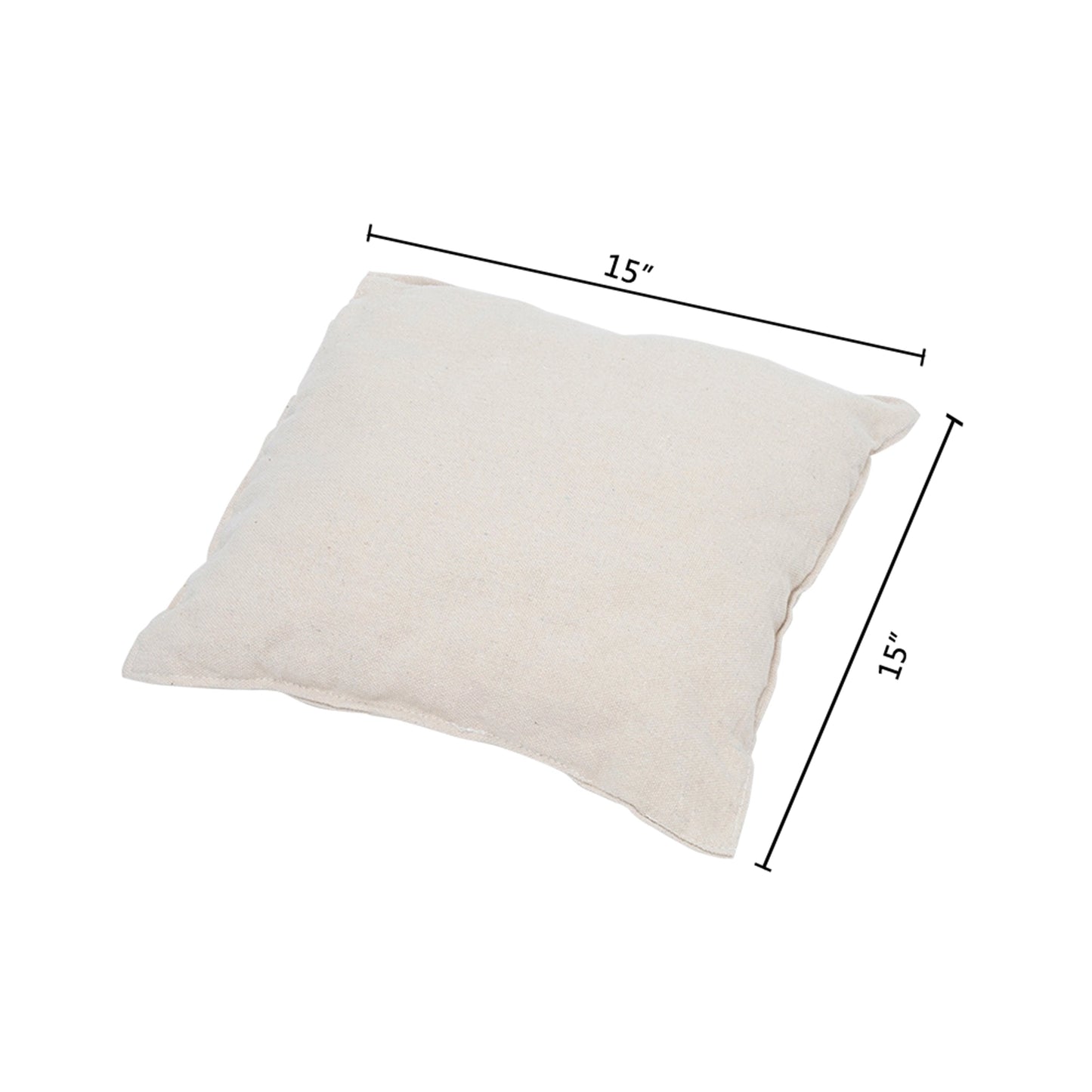 Hammock Chair Distinctive Cotton Canvas Rope Swing Hanging Chair Camping Chair for Bedroom Outside with Pillows Beige