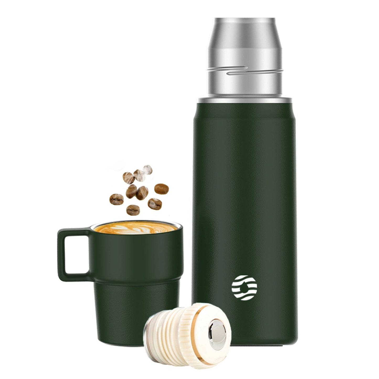 Healter Hydro Flask Stainless Steel Thermos for Coffee Travel Vacuum Container Thermo Flask With Tea Mug 850ml