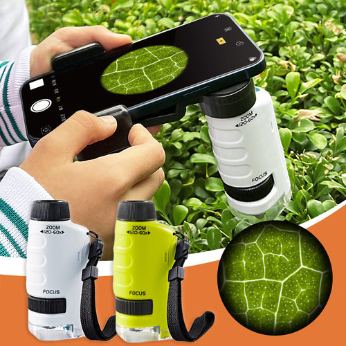 Kids Pocket Microscope - The 60x-120x Magnification Adventure in Your Pocket