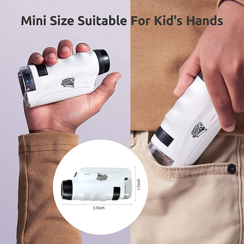 Kids Pocket Microscope - The 60x-120x Magnification Adventure in Your Pocket
