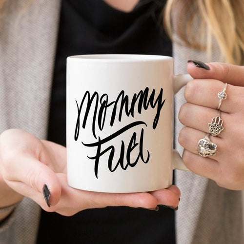 Mommy Fuel - Humorous 11 oz. Ceramic Coffee Mug for Moms
