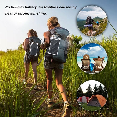 Solar Power Pad: Ultra-Slim, Ultra-Efficient Solar Charger with Suction Cups