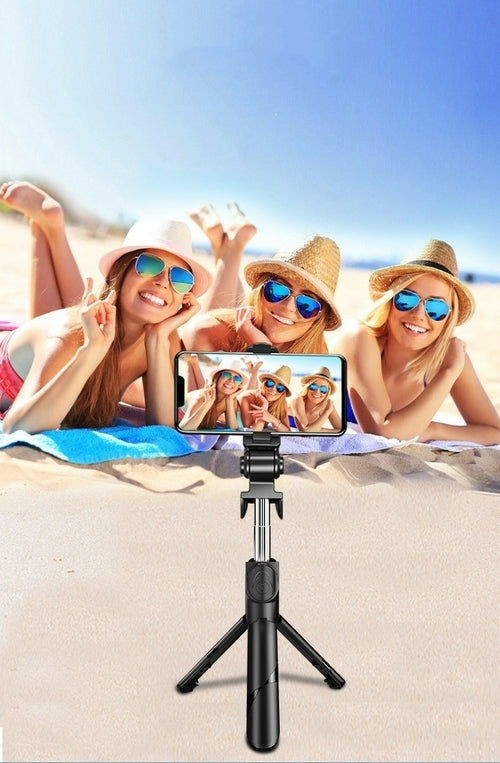 Best Travel 3-in-1 Tripod & Selfie Stick with Fill Light