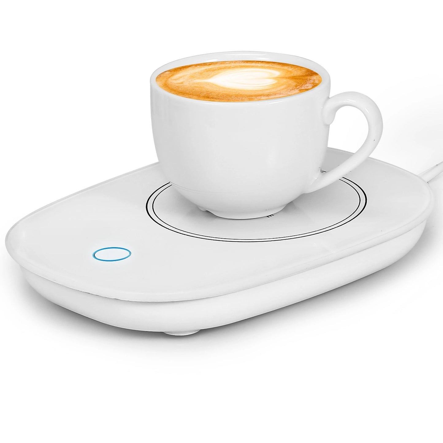 Mug Warmer - Auto Shut Off Feature - Electric Heater Pad for Coffee, Tea, Milk - Office & Home Desk Essential