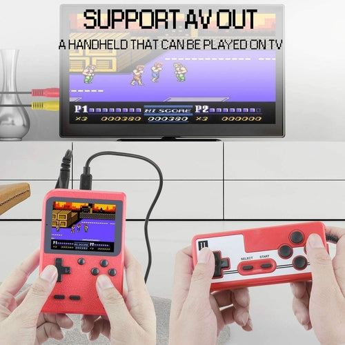 Retro Handheld Game Console - Travel Retro Game Console Video Games for Kids Classic Two Player Games 400 Super Games