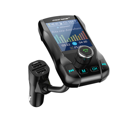 Handsfree Call Car Charger Bluetooth FM Radio Transmitter Audio Music Stereo Adapter USB for Phones V3.0 Car Accessories