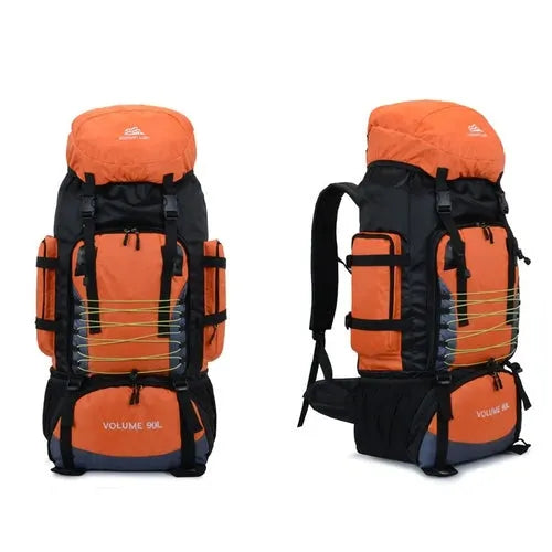Travel Backpack Hiking Bag Military Backpack - Camping Backpack Motorcycle Black Backpack Packable Army Bags - 80l 90l