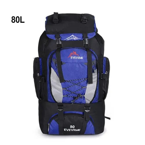 Travel Backpack Hiking Bag Military Backpack - Camping Backpack Motorcycle Black Backpack Packable Army Bags - 80l 90l