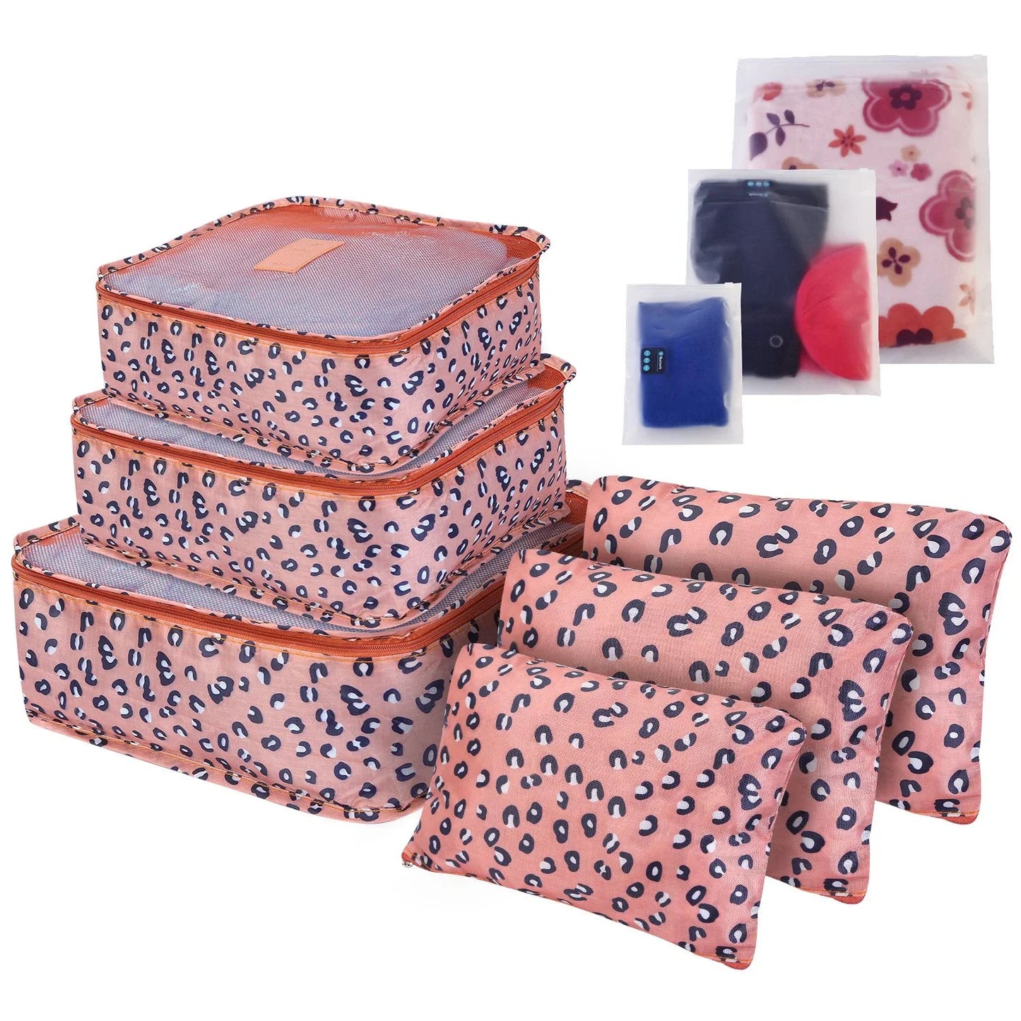 Clothes Storage Travel Bags Organizer for Luggage Packing Bags for Suitcases - Packing Cubes for Carry on Suitcase - 9 Pieces