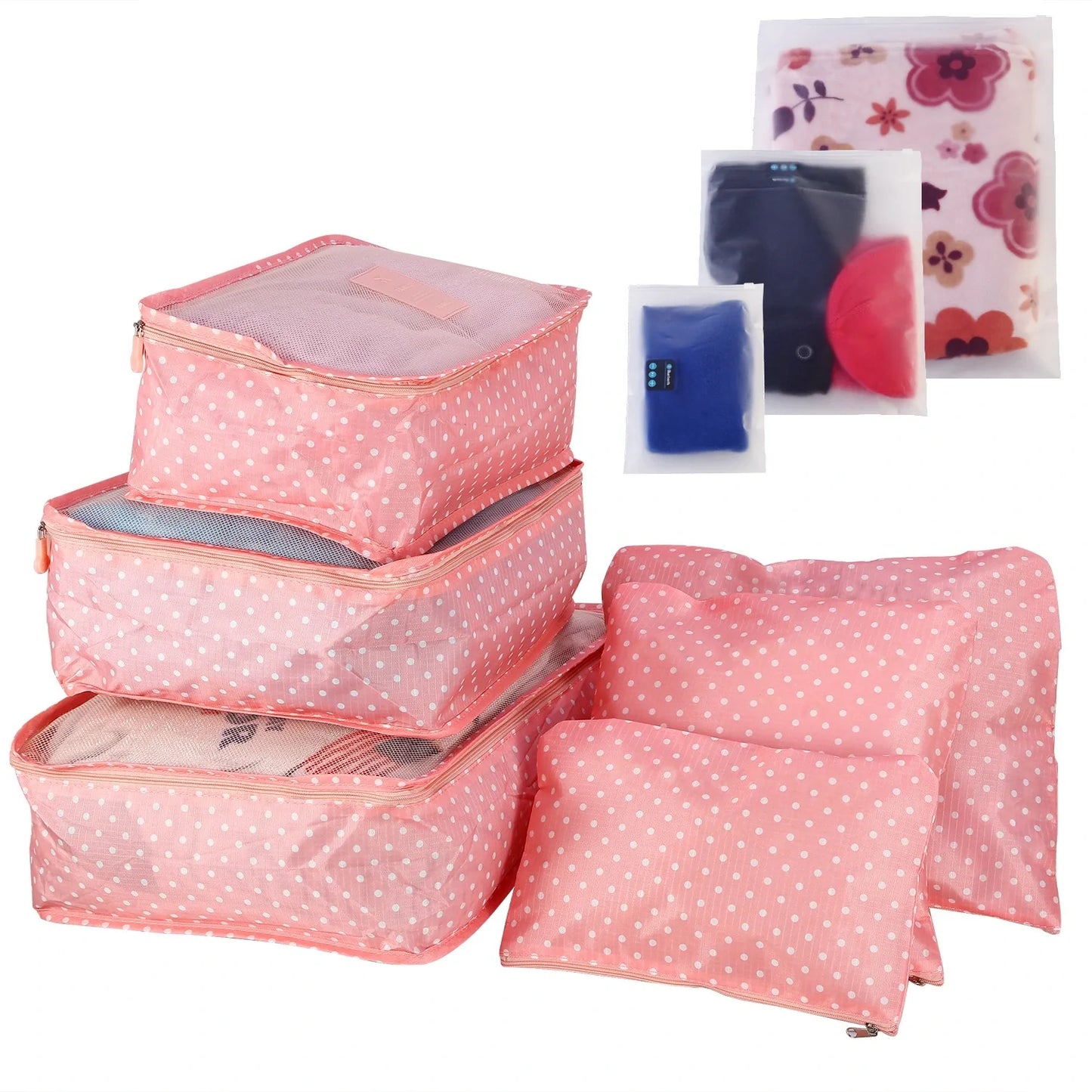 Clothes Storage Travel Bags Organizer for Luggage Packing Bags for Suitcases - Packing Cubes for Carry on Suitcase - 9 Pieces