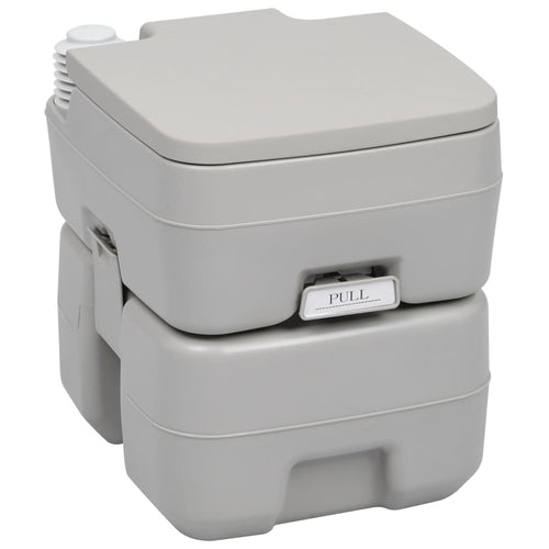 Portable Toilet for Camping - Camping Gear Must Haves Travel Toilet - Outdoor Bathroom Toilet Seat - Gray
