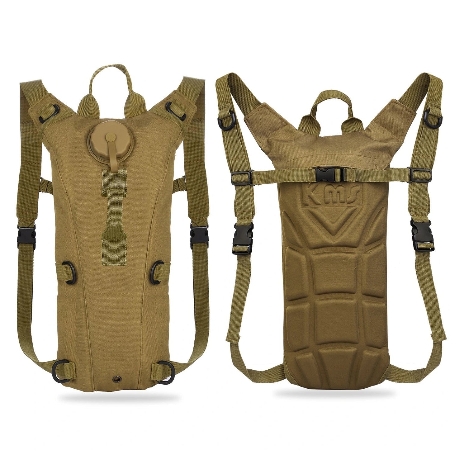 Tactical Hydration Backpack Water Pack Hydration Bladder Leak Proof 3L Water Bag for Camping Running Climbing Biking Hiking