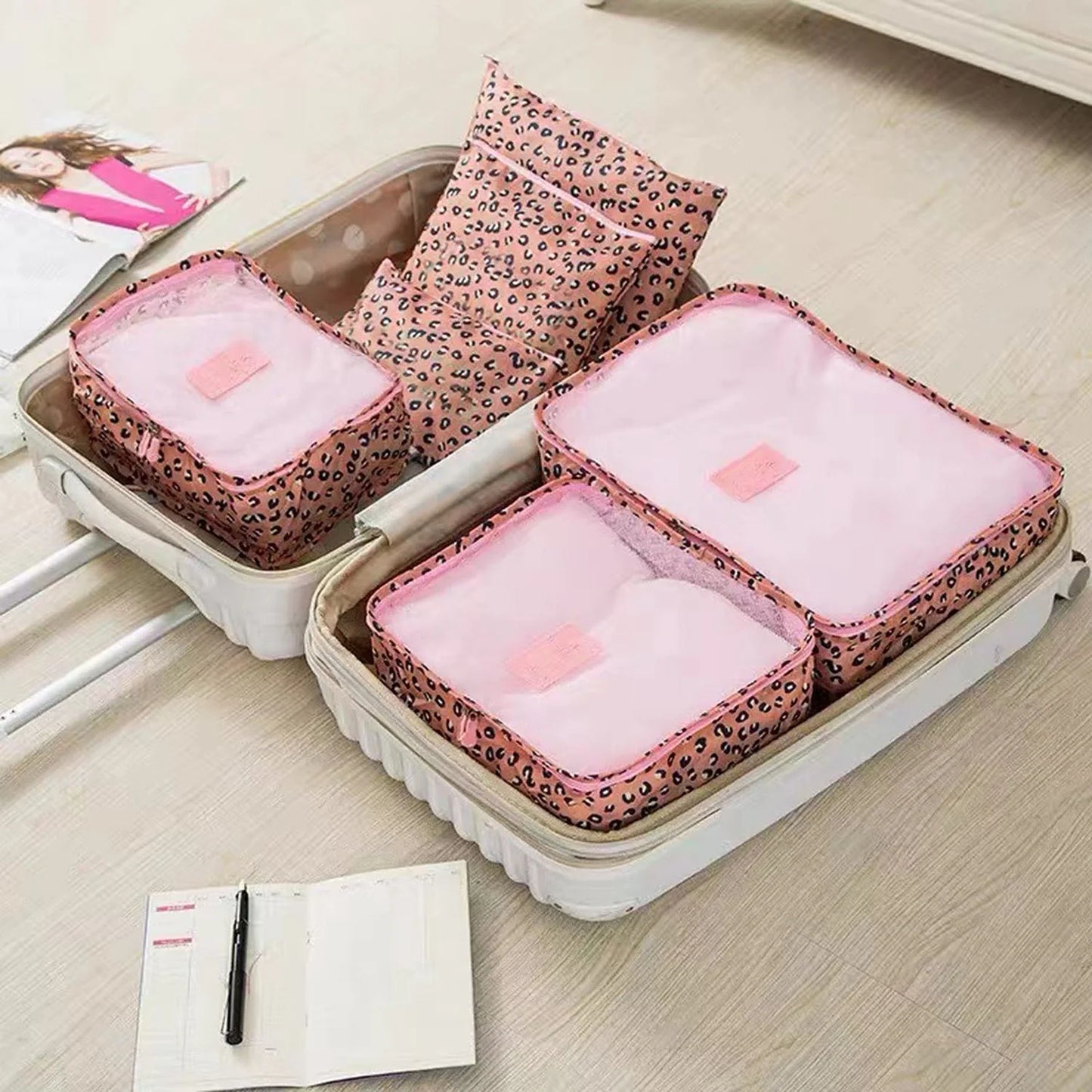 Clothes Storage Travel Bags Organizer for Luggage Packing Bags for Suitcases - Packing Cubes for Carry on Suitcase - 9 Pieces