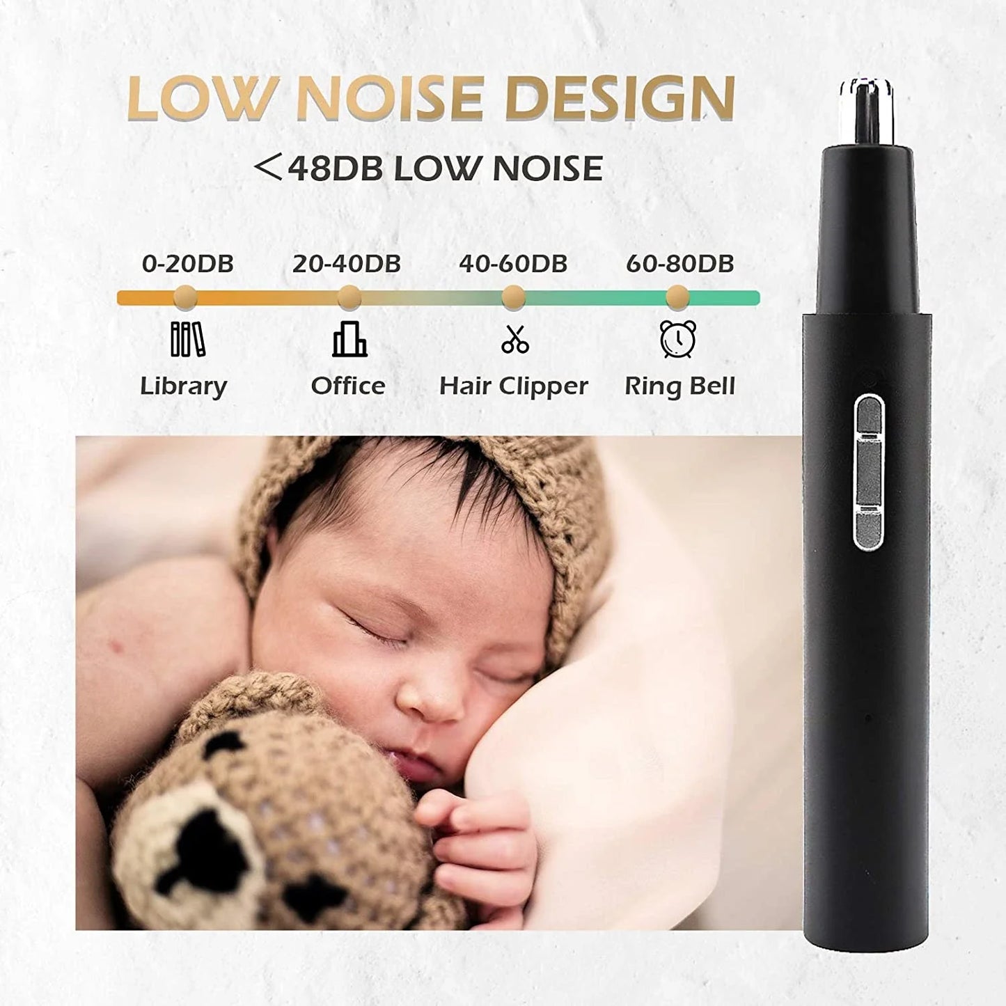 Ear and Nose Hair Trimmer for Men & Women - Men's Grooming Electric Razor Hair Clippers & Eyebrow Hair Trimmer Women