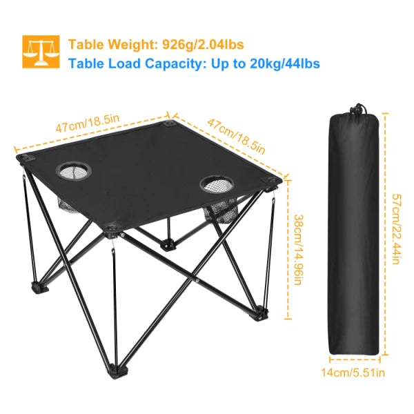 Folding Table 4 Foot Portable Picnic Table Lightweight Travel Desk Camping Gifts Beach Tables for Sand Outdoor Table