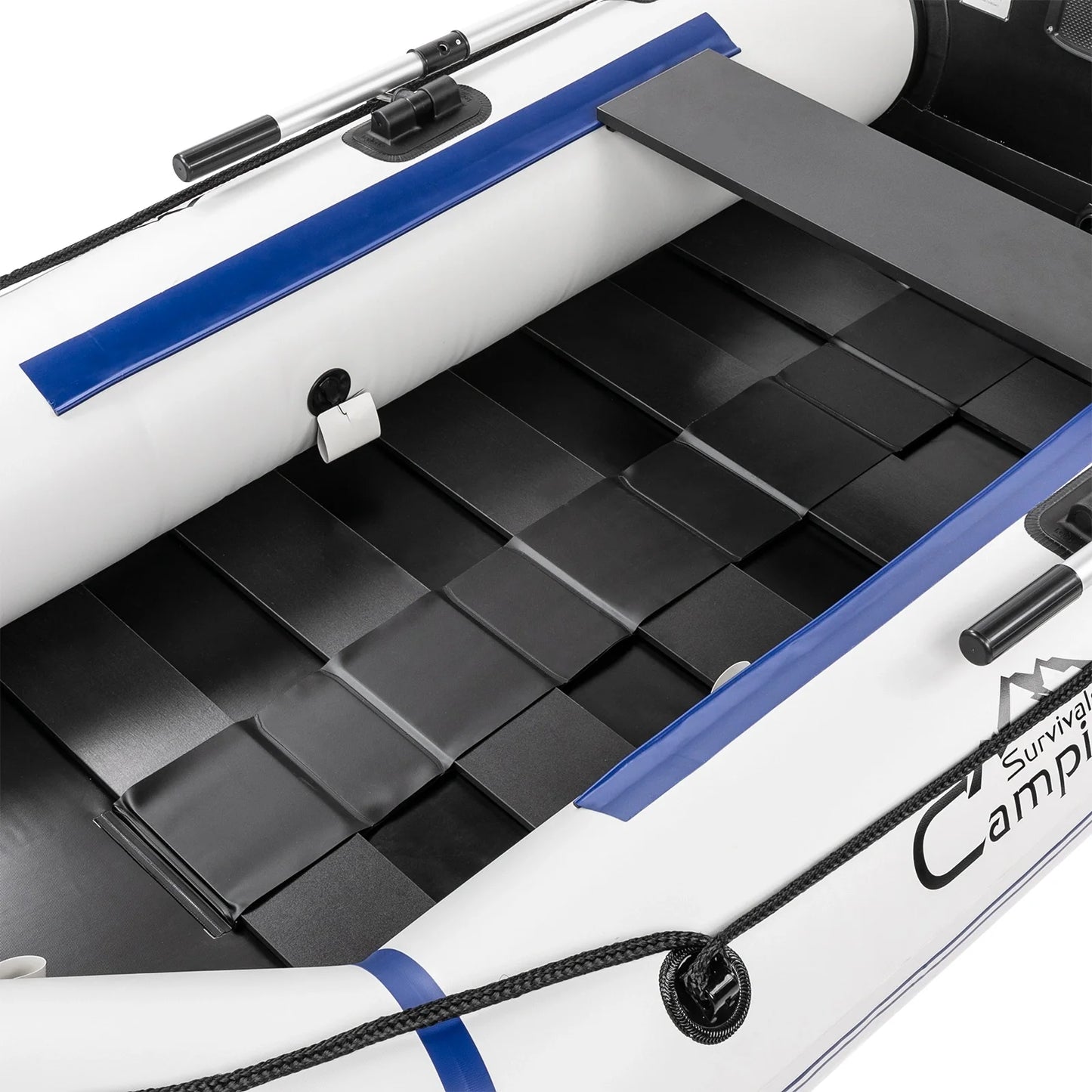Inflatable Boat Fishing Kayaks for Adults - 7.5ft PVC 2 Person Kayak Boat Off YJ Rafts Boat Accessories for Camping Survivals