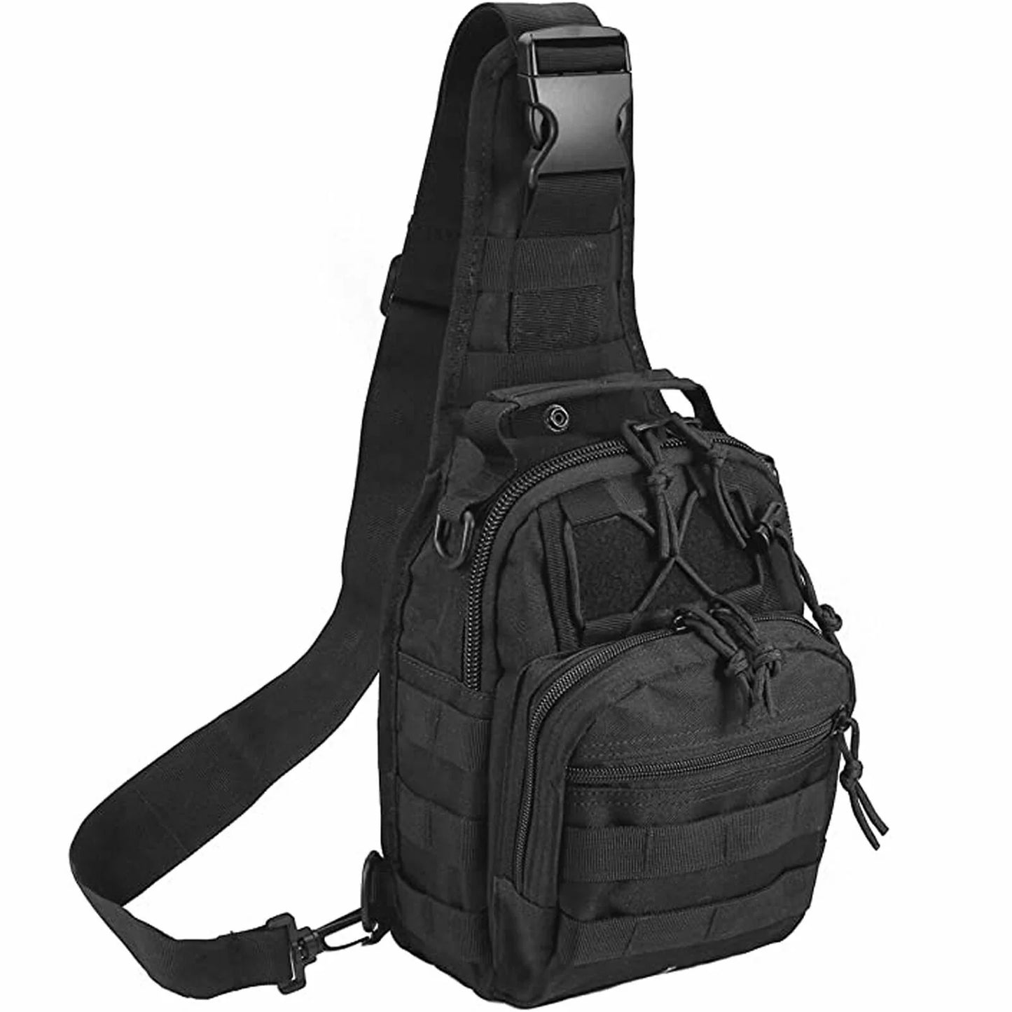 Sling Bag for Men - Hiking Tactical Backpack & Shoulder Bag for Men Military Crossbody Bag Chest Molle Daypack for Camping