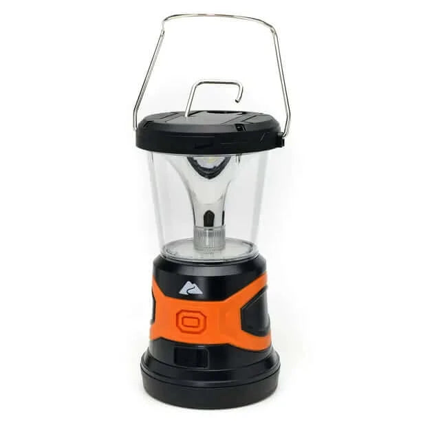1500 Lumens LED Hybrid Power Lantern with Rechargeable Battery and Power Cord, Black