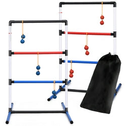 Ladder Ball Game Set - Camping Accessories Ladder Toss Outdoor Game - Large Yard Games With Carrying Bag