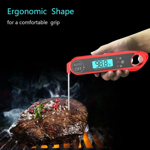 Digital Meat Thermometer for Grill and Cooking. Best Waterproof Ultra Fast Thermometer with Backlight & Calibration. Digital Food Probe for BBQ & More