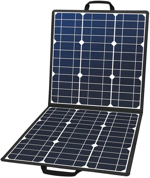 Foldable 50W 18V Portable Solar Panel: The Ultimate Camper's Power Source with Dual Charging