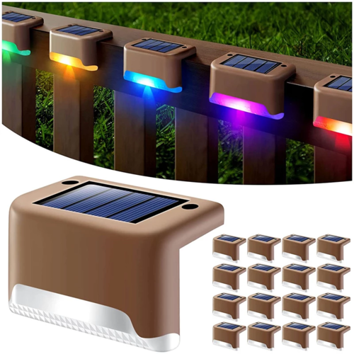 Waterproof Solar LED Step Lighting for Outdoor Elegance and Safety