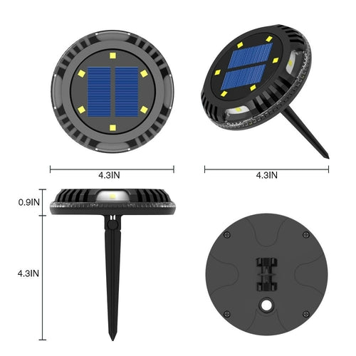 Rugged and Waterproof Solar Rotatable Plug Lamp: The Ultimate Solar Ground Light for Campers and Outdoor Enthusiasts